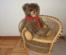 Rattan-❤️ Bank/Stuhl,Korbgeflecht/SKANDI/Boho‼️Vintage-Style TOP⛔️