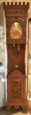 Große geschnitzte Münchner Standuhr - Jugendstil / Neogotik - R. Riemerschmid