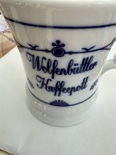 Kaffeepott Teepott Tasse 11 cm Porzellan Zwiebelmuster Wolfenbüttler Kaffeepott