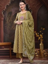 Indische Frauen olivgrün