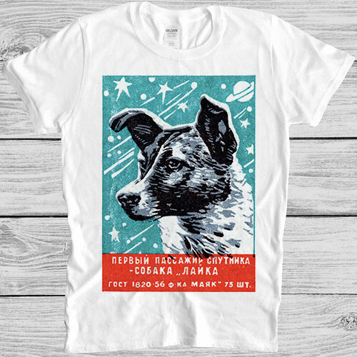 Laika shirt m154 the - t-shirt, space