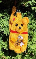 Häkeltasche naschender Bär - Neu