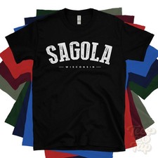 SAGOLA WISCONSIN T-SHIRT Florence Florence USA Retro Uni-Stil Heimatstadt Geschenk