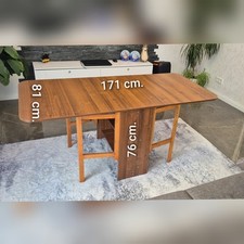 Esstisch ausklappbar- Klappbarer Tisch 171x81x76 (34x81x76)