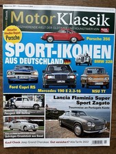Motor Klassik November 2019 für Sammler, Ford Capri, Mercedes 190E, NSU, Lancia