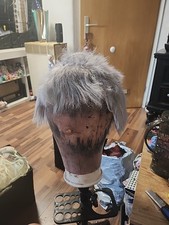 Wig Perücke Grau Alte Person Cosplay Kostüm Karneval Fasching Jack Frost Kurz
