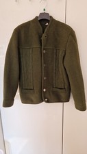 Vintage Trachten Jacke reine Schurwolle grün Gr. M /52 TOP