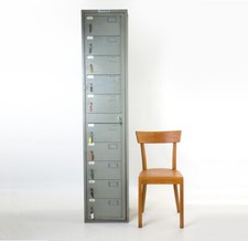 CHANGE-O-MATIC Spind Fächerschrank 10 Fächer + Zentraltür Stahl-Metall-Schrank