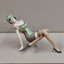 Pinup badefrau deko figur - badefrau,