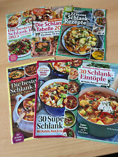 6 dünne Hefte mit Schlank-Rezepten: leckere Eintöpfe, Suppen u. Kaloroientabelle