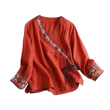 Damen Top Chinesisch Hemd