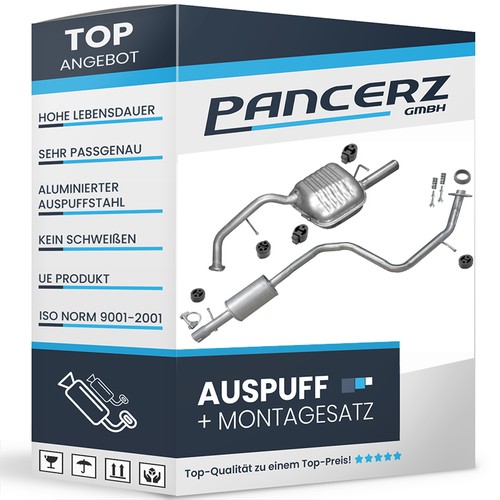 Auspuff für mazda 2 - 5, (cw)