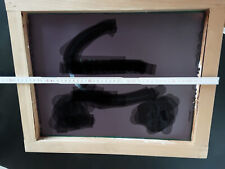 Siebdruck Set 13 STÜCK Sieb gebraucht auf Holzrahmen 40x49cm mit Altbeschichtung