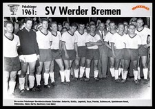 Werder Bremen Mannschaftskarte