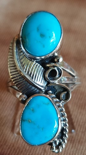Floraler navajo damen ring - floraler,