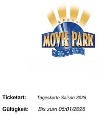 Movie Park Eintrittskarte Weihnachten Winter - Datum Frei Wählbar bis 2026