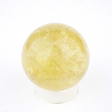 Natur Citrin Kugel Ø 47 mm / 139 g AAA - Qualität Handarbeit aus Brasilien