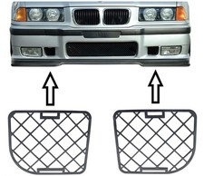 Fit Für M3 BMW E36 1992-1999 Stoßfänger Metall Gitter Set 2 Pcs