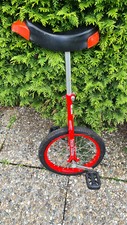 Einrad 16" Rot gebraucht in sehr gutem Zustand bis 80 kg gewicht