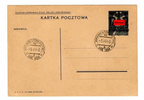 Bahnpoststempel warschau - warschau,
