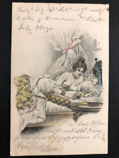 AK antike Erotik Postkarte -