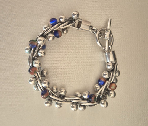 Vintage 925 silber dna armband - 925,