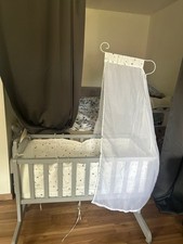 Babywiege/Bett Mit Matratze Und Bettzeug