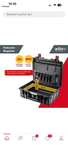 Wiha werkzeugkoffer leer - wiha,
