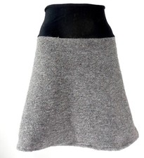 WARZOG Rock 42 warmer Hüftrock A Form wertvoller italienischer Wollwalk Geschenk