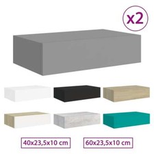 Wandregal mit Schublade