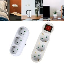 3 Fach Mehrfachstecker Steckdosen Steckdosenverteiler Dreifachstecker Adapter
