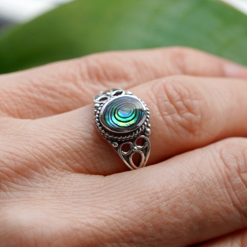925 sterling silber abalone - 925,