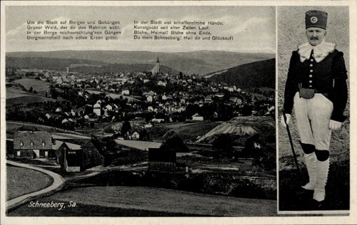 Schneeberg erzgebirge - ak,