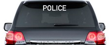 POLICE Polizei Aufkleber -