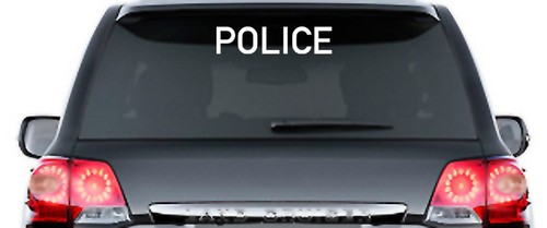 Police polizei aufkleber - police,