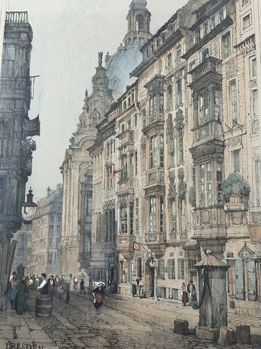 Kolorierte lithographie - kolorierte,