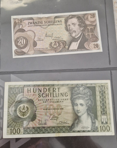 100 schilling banknote - 100+20,