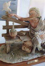 Giuseppe Kunst Sammler Figur von G. Armani Florence