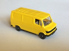 Wiking Mercedes L 207 D Kasten BP W/B-W/280-282 gelb/schwarz Einr. h-graub (497)