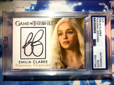 Game Of Thrones Emilia Clarke Cut Auto Autograph PSA Authentic ?