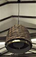 Lampe, Deckenlampe,Bienenkorb,Weidengeflecht,Bambus, DORIA,1 x E 27 F. Nr.103