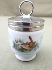 Royal Worcester Single Egg Coddler Motiv Vögel Vogel Zaunkönig Eierkocher