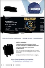 Böhse onkelz ticket - onkelz,
