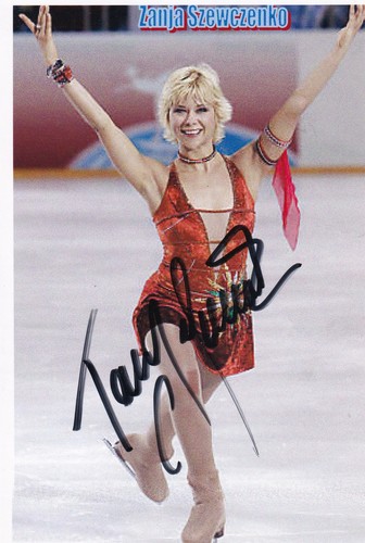 Autogramm tanja szewczenko - -,