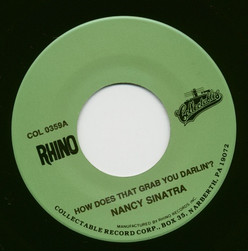 Nancy sinatra how does that - nancy,