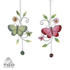 Formano Fensterdeko Schmetterling 25x15cm aus Metall Acryl-680075