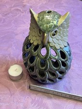 Windlicht Eule Keramik 