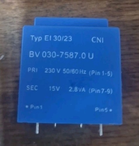 Printtransformator 15v 8va - 15v, 2.8va