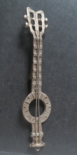 Figur saiteninstrument silber - figur,