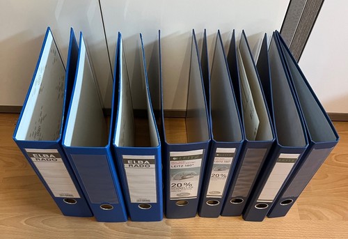 Blaue aktenordner ordner - aktenordner,
